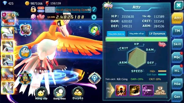 MÃ : #TTS2613 - SV 1466 - - TOP 22 - HOOH CH DYNAMAX UNVOA WB BÁ CHỦ THẦN GIÓ BC RẮN BĂNG BC QVLD BC SƯ TỬ BC