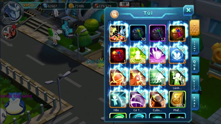 ACC VỪA CHƠI SV 1733 VIP12 - CỤM MỚI NHẤT TỔNG NẠP 5M3 - DƯ 1K7 SÁCH - 68 K KC -ACC NHƯ ẢNH