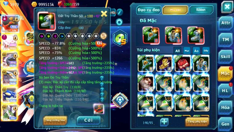 MÃ : #TTS2630 - SV 1340 - TOP23 - V14 HOOH CH DYNAMAX DIANCIE DYNAMAX PALKIA BC CẶP CÁ BÁ CHỦ QUÁ NGON