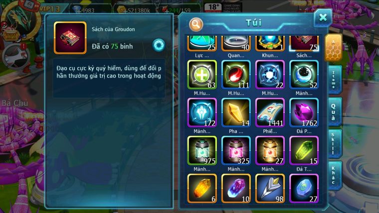 MÃ : #TTS2638 - SV1551 - V13 - HOOH CH DYNAMAX YVETAL BÁ CHỦ THẦN GIÓ BC RX BC