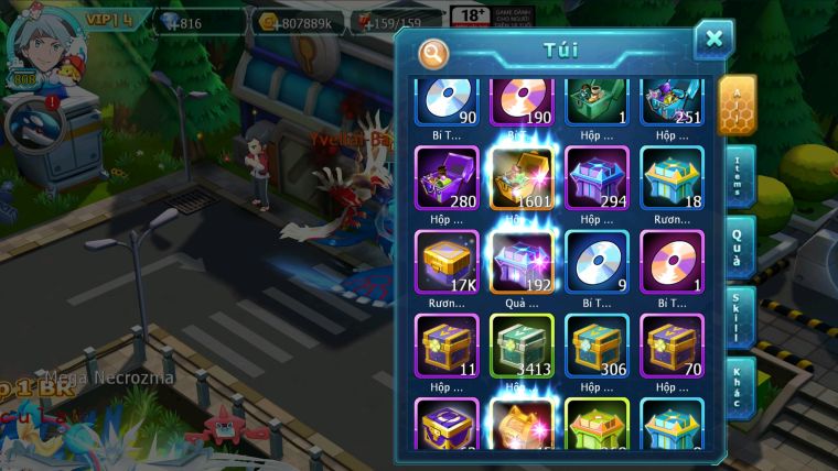 MÃ : #TTS2649 - SV 200 - TOP4-6 - V14 PALKIA - HOOH CH 300K SP TEAM QUÁ ĐẸP SÉT HH SS SEN ĐỎ CAO
