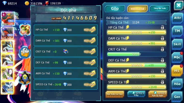 MÃ : #TTS2648 - SV 996 - TOP 8 - HOOH CH DYNAMAX YVETAL CH WB BC THẦN GIÓ BC RẮN BĂNG BC