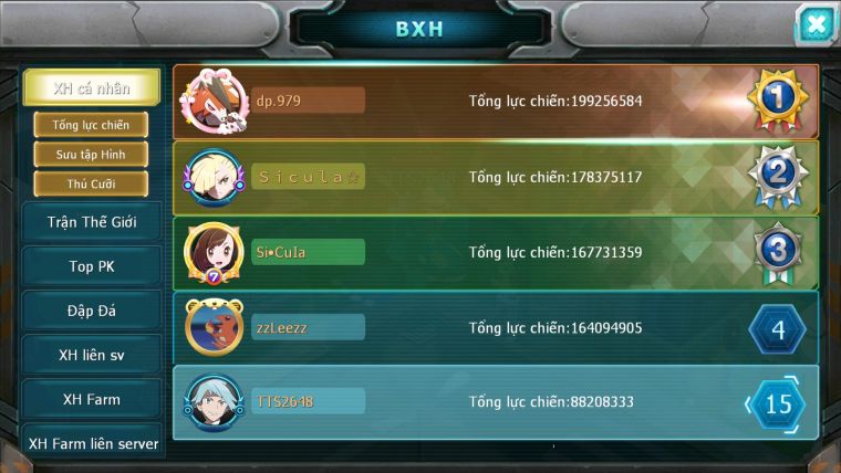 MÃ : #TTS2648 - SV 996 - TOP 8 - HOOH CH DYNAMAX YVETAL CH WB BC THẦN GIÓ BC RẮN BĂNG BC