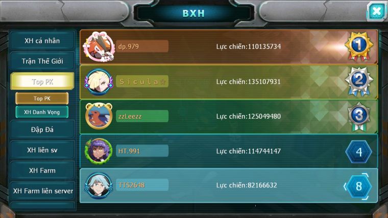 MÃ : #TTS2648 - SV 996 - TOP 8 - HOOH CH DYNAMAX YVETAL CH WB BC THẦN GIÓ BC RẮN BĂNG BC