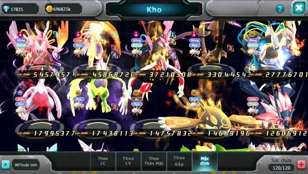 MÃ : #TTS2654 - SV 636 -TOP 2-4 CHAM CỤM - V17 - WB HOOH CH DYNAMAX UNVOA BC LUGIA ECHO ULTRA SUN