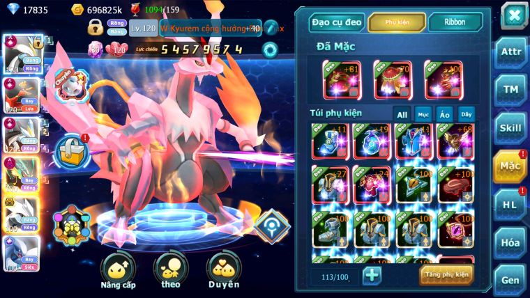 MÃ : #TTS2654 - SV 636 -TOP 2-4 CHAM CỤM - V17 - WB HOOH CH DYNAMAX UNVOA BC LUGIA ECHO ULTRA SUN