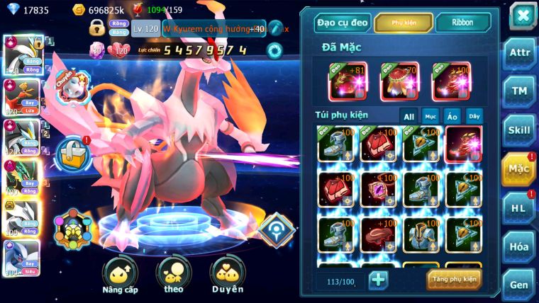 MÃ : #TTS2654 - SV 636 -TOP 2-4 CHAM CỤM - V17 - WB HOOH CH DYNAMAX UNVOA BC LUGIA ECHO ULTRA SUN