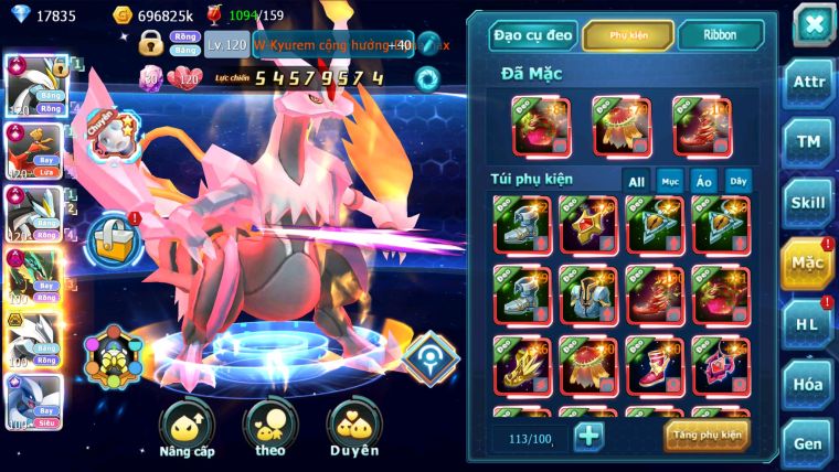 MÃ : #TTS2654 - SV 636 -TOP 2-4 CHAM CỤM - V17 - WB HOOH CH DYNAMAX UNVOA BC LUGIA ECHO ULTRA SUN