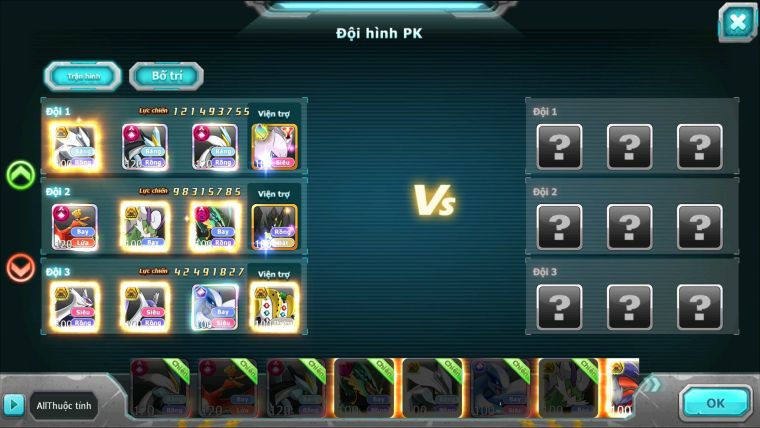 MÃ : #TTS2654 - SV 636 -TOP 2-4 CHAM CỤM - V17 - WB HOOH CH DYNAMAX UNVOA BC LUGIA ECHO ULTRA SUN