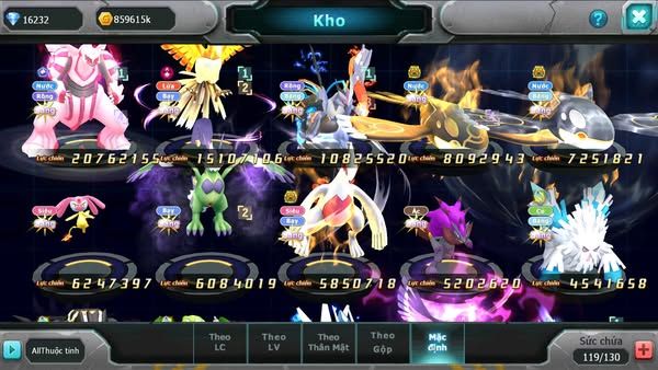 MÃ : #TTS2664 - SV 1294 - TOP36 - V12 - 16K KC 840 SÁCH - PALKIA CỘNG HƯỞNG CẶP CÁ BÁ CHỦ HOOH DYNAMAX UNVOA
