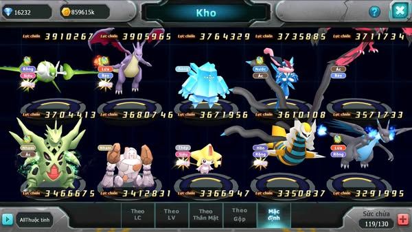 MÃ : #TTS2664 - SV 1294 - TOP36 - V12 - 16K KC 840 SÁCH - PALKIA CỘNG HƯỞNG CẶP CÁ BÁ CHỦ HOOH DYNAMAX UNVOA