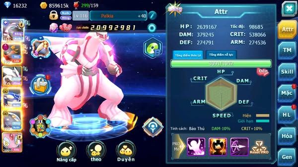MÃ : #TTS2664 - SV 1294 - TOP36 - V12 - 16K KC 840 SÁCH - PALKIA CỘNG HƯỞNG CẶP CÁ BÁ CHỦ HOOH DYNAMAX UNVOA