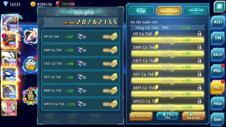 MÃ : #TTS2664 - SV 1294 - TOP36 - V12 - 16K KC 840 SÁCH - PALKIA CỘNG HƯỞNG CẶP CÁ BÁ CHỦ HOOH DYNAMAX UNVOA