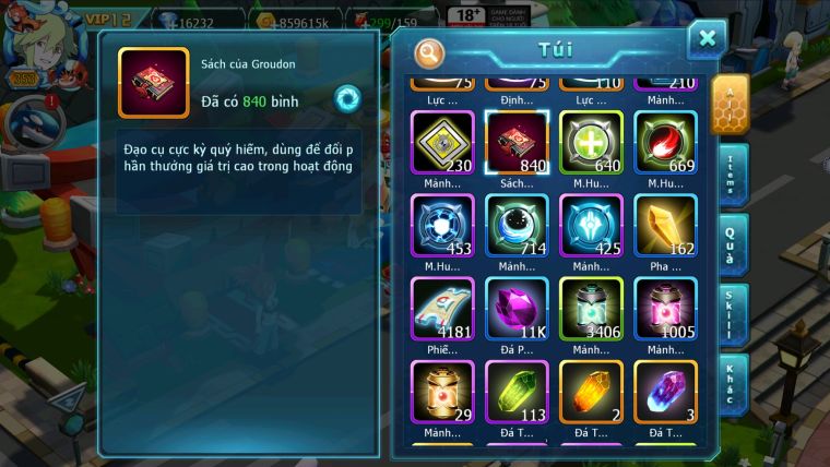 MÃ : #TTS2664 - SV 1294 - TOP36 - V12 - 16K KC 840 SÁCH - PALKIA CỘNG HƯỞNG CẶP CÁ BÁ CHỦ HOOH DYNAMAX UNVOA
