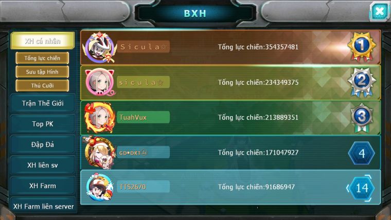 MÃ : #TTS2670 - SV 170 - V15 - TOP 14 - TEAM YÊU DYNAMAX TEAM BAY DYNAMAX UNVOA WB BC NHIỀU PET HT BÁ CHỦ