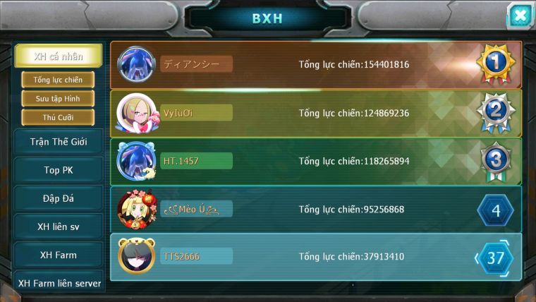 MÃ : #TTS2666 - SV 1464 - V13 - TOP33 - HOOH DYNAMAX YVETAL BC MEW GIÁP BC THẦN GIÓ BC ST BÁ CHỦ CẶP LATI BÁ CHỦ