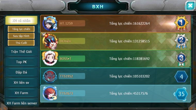 MÃ : #TTS2673 - SV 1243 - V15 - TOP 35 - HOOH CH DYNAMAX UNVOA BÁ CHỦ WB BC PALKIA BC QUÁ NGON