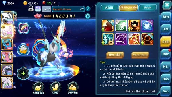 MÃ : #TTS2680 - SV 1663 - V5 - UNVOA DIANCIE BÁ CHỦ ROCKET PALKIA