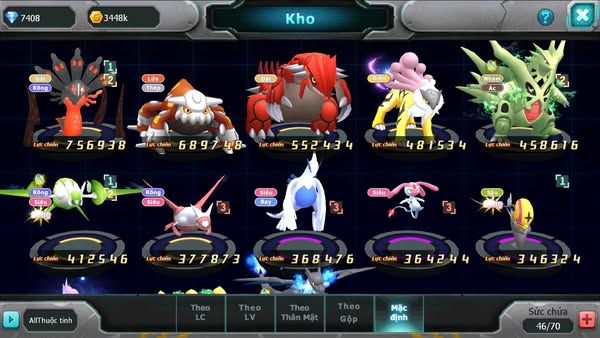 MÃ : #TTS2679 - SV 1733 - V7 - 7K4 KC - ZEVIL HENTRAN GROUDON RAIKOU CẶP LATI