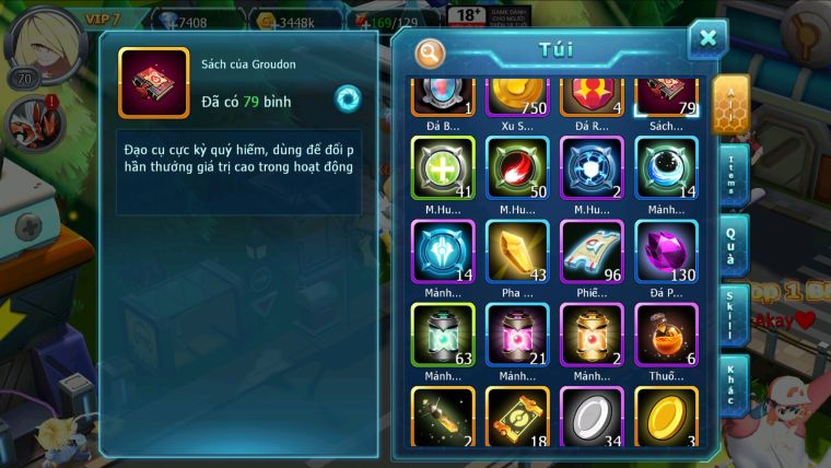 MÃ : #TTS2679 - SV 1733 - V7 - 7K4 KC - ZEVIL HENTRAN GROUDON RAIKOU CẶP LATI