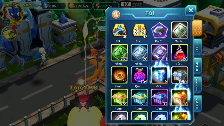 MÃ : #TTS2677 - SV1624 - V5 - QUÁI VẬT BIỂN CẢ BÁ CHỦ PALKIA BÁ CHỦ UNVOA KYOGRE HOOH CẶP LATI