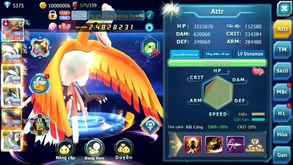 MÃ : #TTS2684 - SV 1466 - TOP22 - V13 - HOOH CỘNG HƯỞNG DYNAMAX UNVOA WB BÁ CHỦ THẦN GIÓ BC QVLD BC SƯ TỬ BÁ CHỦ