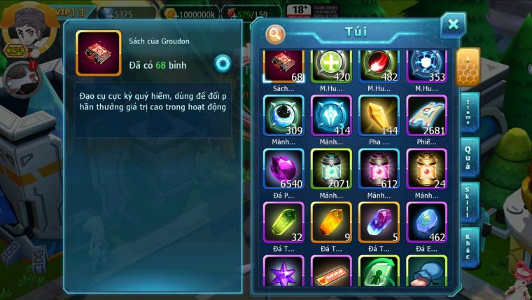 MÃ : #TTS2684 - SV 1466 - TOP22 - V13 - HOOH CỘNG HƯỞNG DYNAMAX UNVOA WB BÁ CHỦ THẦN GIÓ BC QVLD BC SƯ TỬ BÁ CHỦ