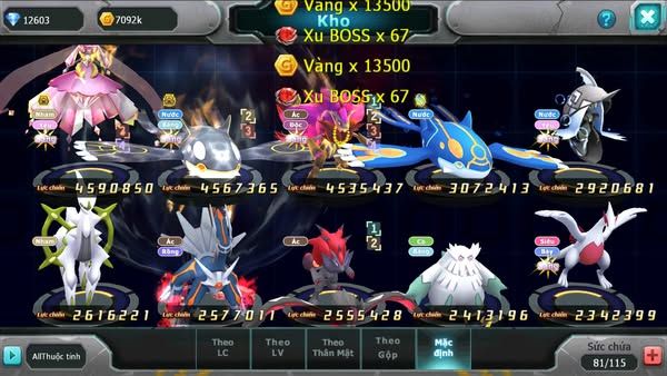 MÃ : #TTS2682 - SV 1008 - V6 - 10K KC - DIANCIE BÁ CHỦ QVBC BÁ CHỦ BTAA BÁ CHỦ NHIỀU PET HUYỀN THOẠI