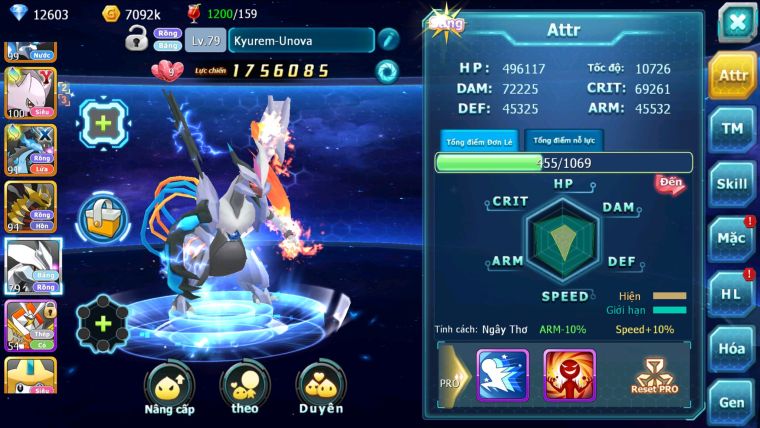 MÃ : #TTS2682 - SV 1008 - V6 - 10K KC - DIANCIE BÁ CHỦ QVBC BÁ CHỦ BTAA BÁ CHỦ NHIỀU PET HUYỀN THOẠI