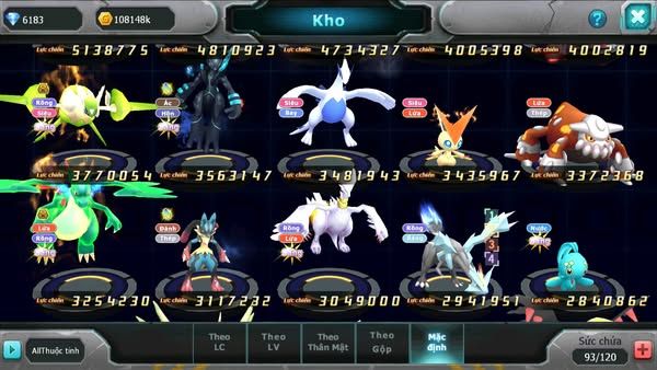MÃ : #TTS2690 - SV 1403- V12 - HOOH DYNAMAX QVLD BC GROUDON BC DIANCIE BC NHIỀU PET HUYỀN THOẠI
