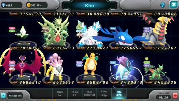 MÃ : #TTS2690 - SV 1403- V12 - HOOH DYNAMAX QVLD BC GROUDON BC DIANCIE BC NHIỀU PET HUYỀN THOẠI
