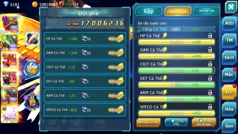 MÃ : #TTS2690 - SV 1403- V12 - HOOH DYNAMAX QVLD BC GROUDON BC DIANCIE BC NHIỀU PET HUYỀN THOẠI