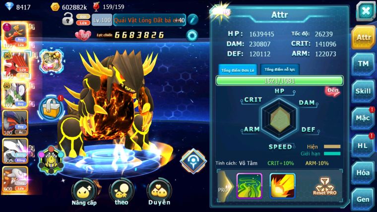 MÃ : #TTS2688 - SV1582 - TOP39 - V11 - HOOH DYNAMAX FULL SS SEN ĐỎ - QVLD BC THẦN GIÓ BC UNVOA LATI BC CẶP CÁ