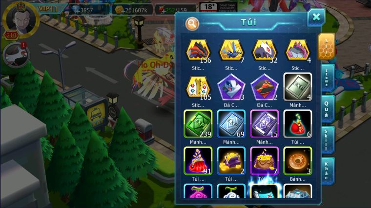 MÃ : #TTS2695 - SV 1430 - V11 - HOOH DYNAMAX LC KHỦNG - YVETAL THẦN GIÓ BC RX BÁ CHỦ QVLD BC GROUDON BC UNVOA DRAK HOOH VV