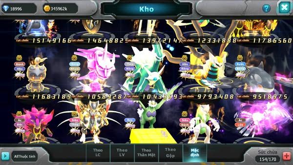 MÃ : #TTS2691 - SV 11 - TOP11 - DIANCIE CỘNG HƯỞNG DYNAMAX LC SIÊU KHỦNG - HOOH DYNAMAX RAY BC UNVOA WB BC QUÁ NGON