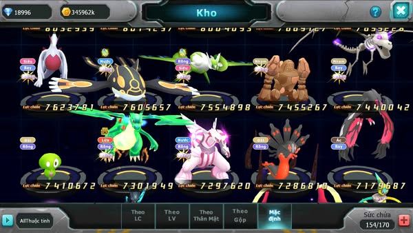 MÃ : #TTS2691 - SV 11 - TOP11 - DIANCIE CỘNG HƯỞNG DYNAMAX LC SIÊU KHỦNG - HOOH DYNAMAX RAY BC UNVOA WB BC QUÁ NGON