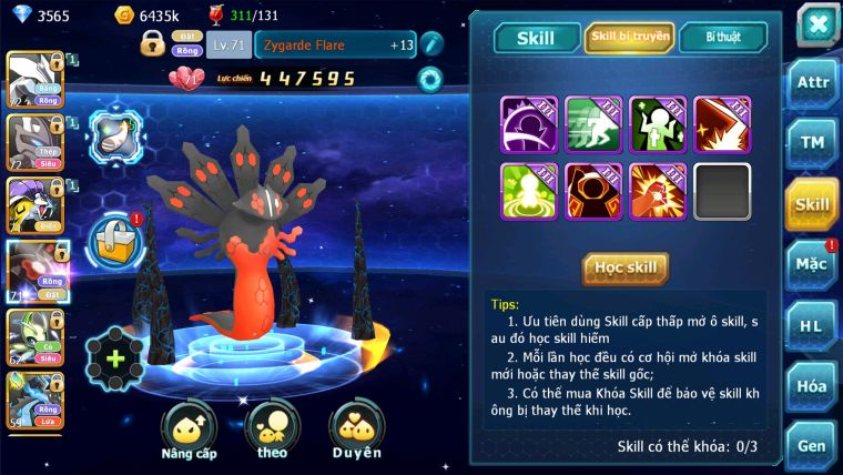 MÃ : #TTS2698 - SV1727 - V10 - UNVOA MEW GIÁP RAIKOU ZEVIL CELEBI PALKIA