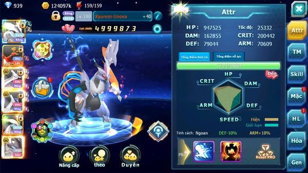 MÃ : #TTS2697 - SV 1574 - V9 - UNVOA WB CẶP LATI BÁ CHỦ HOOH MEW GIÁP BC KYOGRE