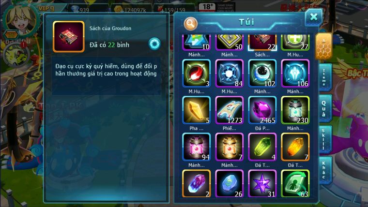 MÃ : #TTS2697 - SV 1574 - V9 - UNVOA WB CẶP LATI BÁ CHỦ HOOH MEW GIÁP BC KYOGRE