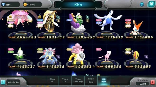 MÃ : #TTS2696 - SV 1675 - TOP19 - V7 - 200 SÁCH - DIANCIE BÁ CHỦ TAPUFINI BÁ CHỦ THẦN GIÓ LUGIA VICTINI