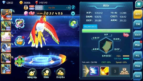 MÃ : #TTS2701 - SV 1641 - 12K6 KC - HOOH RAYQUAZA DIANCIE LUGIA XERM