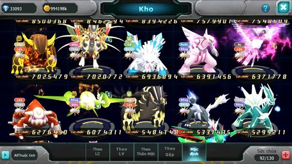 MÃ : #TTS2715 - SV 1053 - TOP19 - 33K KC V13 - 500 SÁCH - HOOH DYNAMAX WHITE DYNAMAX BLAKC BC UNVOA CẶP CÁ BÁ CHỦ LUGIA BÁ CHỦ THẦN GIÓ BC MEW GIÁP BC