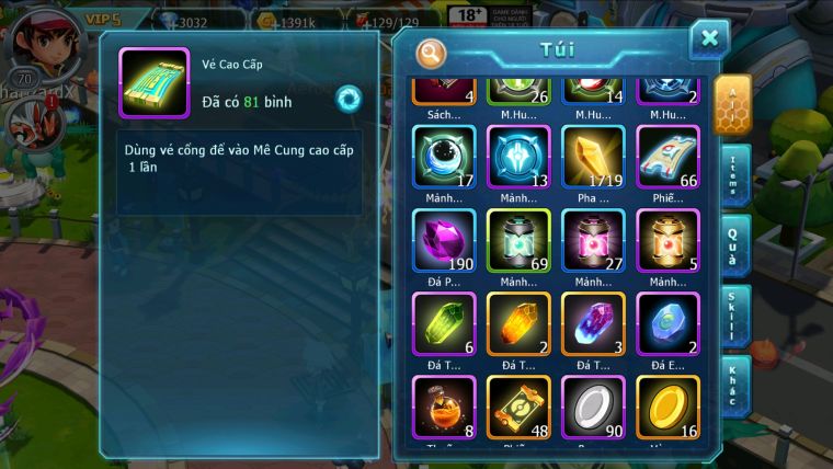 MÃ : #TTS2713 - SV 1732 - TOP30 - V5 -3K KC - RX BÁ CHỦ RAIKOU MESPJT AMDLO