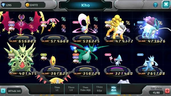 MÃ : #TTS2711 - SV 1732 - V4 - LUNALA MES  CELEBI RAIKOU