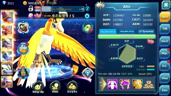 MÃ : #TTS2708 - SV 1161 - V10 - 335 SÁCH - HOOH DYNAMAX QVLD BÁ CHỦ MEW GIÁP BÁ CHỦ LUGIA BÁ CHỦ UNVOA DRAK HOOH TAPU LELE