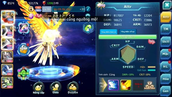 MÃ : #TTS2723 - SV 1550 - 8K5 KC - HOOH BÁ CHỦ CẶP LATI BÁ CHỦ MEW GIÁP LUGIA