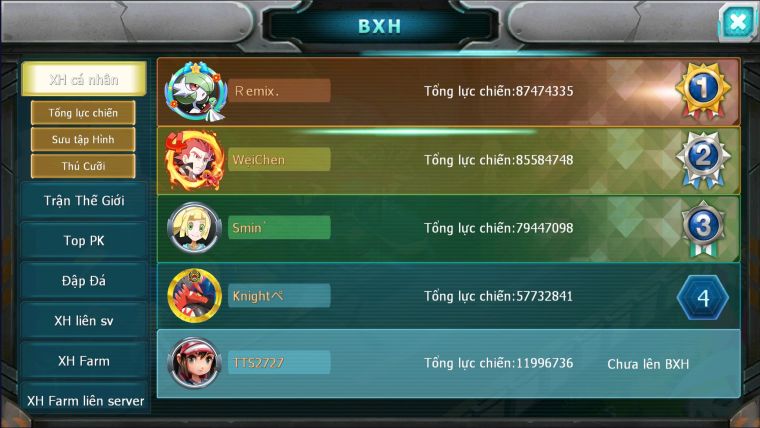 MÃ : #TTS2727 - SV 1616 - 11K KC - HOOH BÁ CHỦ GROUDON BÁ CHỦ CELEBI