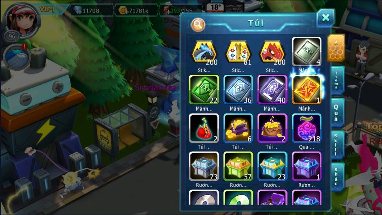 MÃ : #TTS2727 - SV 1616 - 11K KC - HOOH BÁ CHỦ GROUDON BÁ CHỦ CELEBI