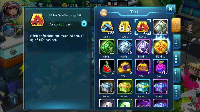 MÃ : #TTS2727 - SV 1616 - 11K KC - HOOH BÁ CHỦ GROUDON BÁ CHỦ CELEBI
