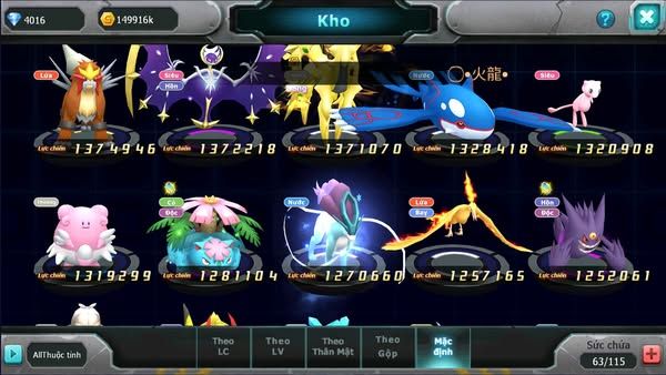 MÃ : #TTS2734 - SV1659 - TOP60 - VUA KHIÊN BÁ CHỦ V14 - CẶP LATI BÁ CHỦ DIANCIE BC HOOH PR DIALGA